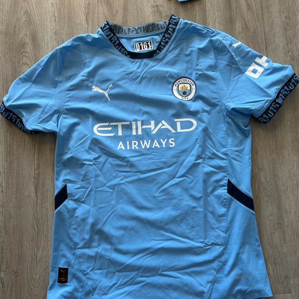 Manchester City Authentic Home Jersey with gift box 24/25